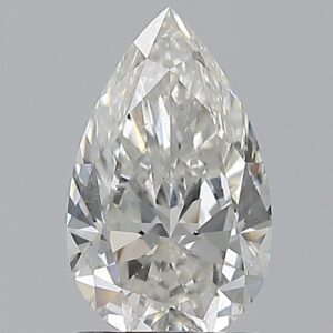 1.51 carat, H colour, SI2 clarity, Pear shape, Natural Diamond.