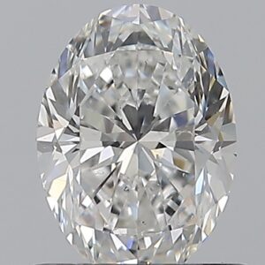 1.01 carat, F colour, SI1 clarity, Oval shape, Natural Diamond.