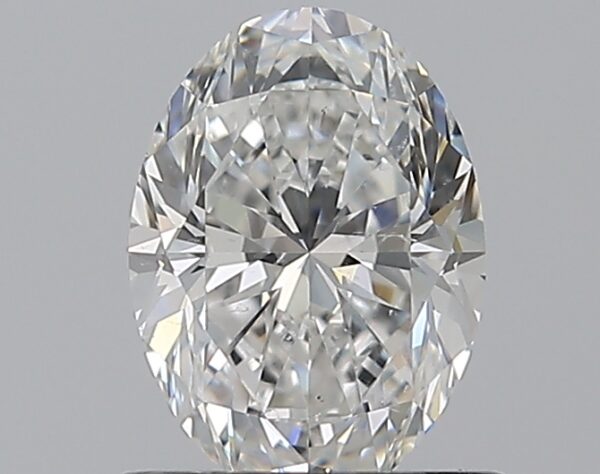 1.01 carat, F colour, SI1 clarity, Oval shape, Natural Diamond.