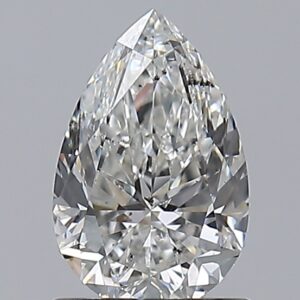 1.01 carat, G colour, SI2 clarity, Pear shape, Natural Diamond.