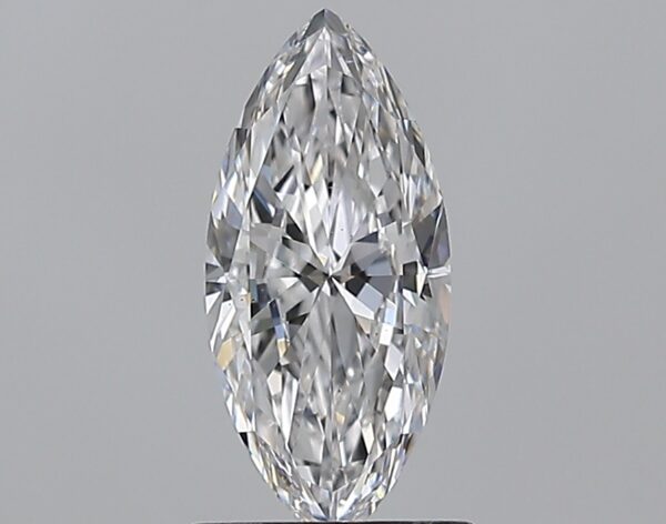 1 carat, D colour, SI1 clarity, Marquise shape, Natural Diamond.