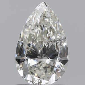 0.96 carat, H colour, SI2 clarity, Pear shape, Natural Diamond.