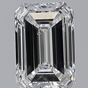 1.2 carat, E colour, SI1 clarity, Emerald shape, Natural Diamond.