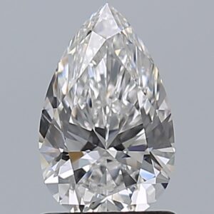1.01 carat, E colour, VVS1 clarity, Pear shape, Natural Diamond.