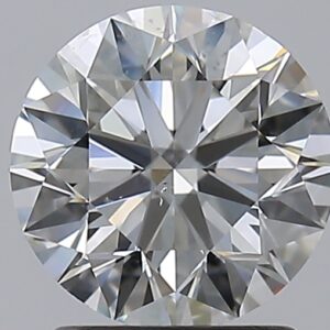 1.7 carat, H colour, SI1 clarity, Round shape, Natural Diamond.