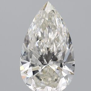2.01 carat, H colour, SI2 clarity, Pear shape, Natural Diamond.