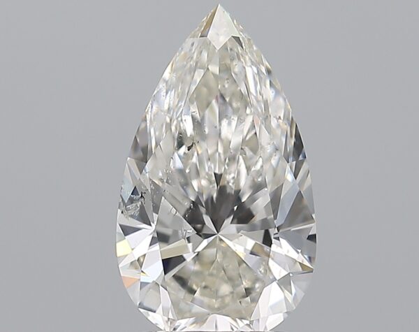 2.01 carat, H colour, SI2 clarity, Pear shape, Natural Diamond.