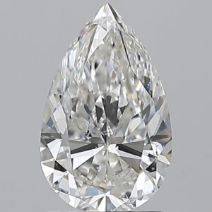 1.5 carat, G colour, SI2 clarity, Pear shape, Natural Diamond.