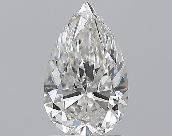 1.5 carat, G colour, SI2 clarity, Pear shape, Natural Diamond.