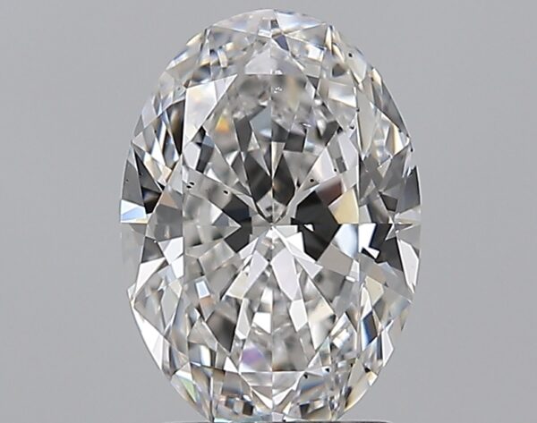 1.7 carat, F colour, SI1 clarity, Oval shape, Natural Diamond.