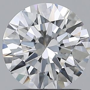 1.13 carat, D colour, IF clarity, Round shape, Natural Diamond.