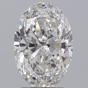 2.01 carat, E colour, VS2 clarity, Oval shape, Natural Diamond.