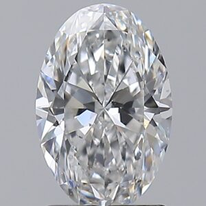 1.51 carat, E colour, SI1 clarity, Oval shape, Natural Diamond.
