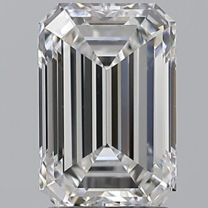 2.12 carat, F colour, VS1 clarity, Emerald shape, Natural Diamond.