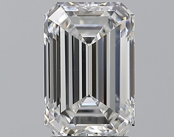 2.12 carat, F colour, VS1 clarity, Emerald shape, Natural Diamond.