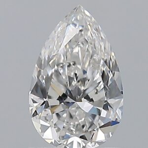 1 carat, E colour, SI2 clarity, Pear shape, Natural Diamond.