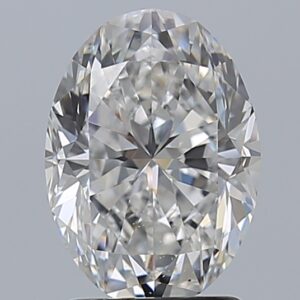 2.01 carat, E colour, VS2 clarity, Oval shape, Natural Diamond.