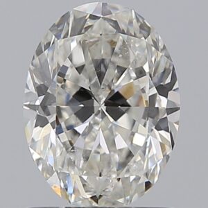 1.2 carat, H colour, SI1 clarity, Oval shape, Natural Diamond.