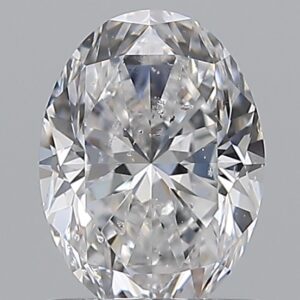 1 carat, D colour, SI1 clarity, Oval shape, Natural Diamond.