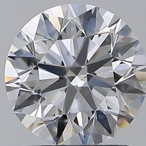 1.51 carat, D colour, SI1 clarity, Round shape, Natural Diamond.