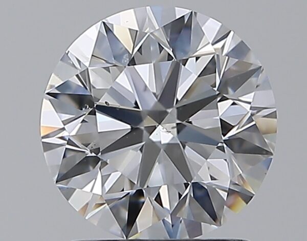 1.51 carat, D colour, SI1 clarity, Round shape, Natural Diamond.