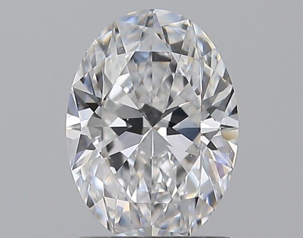 1.2 carat, D colour, SI1 clarity, Oval shape, Natural Diamond.