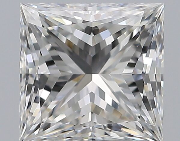 1.2 carat, G colour, VS1 clarity, Princess shape, Natural Diamond.