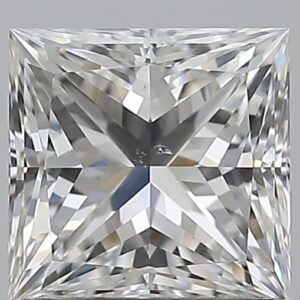 1.01 carat, F colour, VS2 clarity, Princess shape, Natural Diamond.