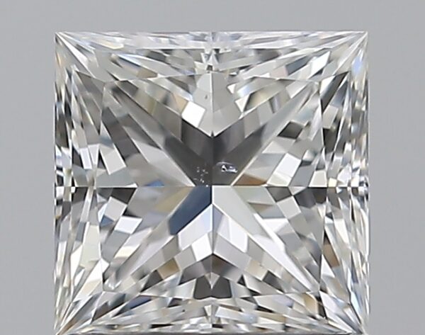 1.01 carat, F colour, VS2 clarity, Princess shape, Natural Diamond.