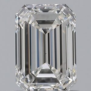 1.01 carat, G colour, VS1 clarity, Emerald shape, Natural Diamond.