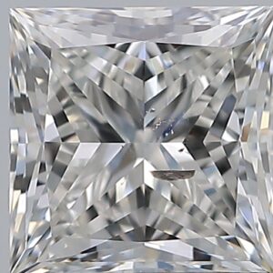 1 carat, G colour, SI2 clarity, Princess shape, Natural Diamond.
