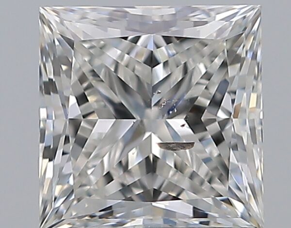 1 carat, G colour, SI2 clarity, Princess shape, Natural Diamond.