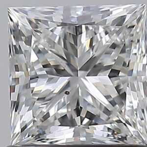 1.01 carat, G colour, SI1 clarity, Princess shape, Natural Diamond.