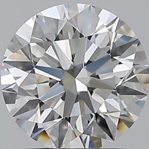 1.29 carat, E colour, VVS2 clarity, Round shape, Natural Diamond.