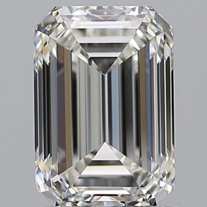 1.51 carat, H colour, VVS1 clarity, Emerald shape, Natural Diamond.