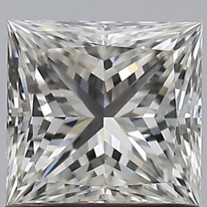 1.02 carat, H colour, VVS1 clarity, Princess shape, Natural Diamond.