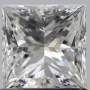 1.01 carat, G colour, VVS1 clarity, Princess shape, Natural Diamond.