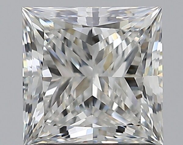 1.2 carat, G colour, VVS2 clarity, Princess shape, Natural Diamond.