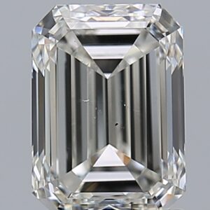 1.5 carat, H colour, VS2 clarity, Emerald shape, Natural Diamond.