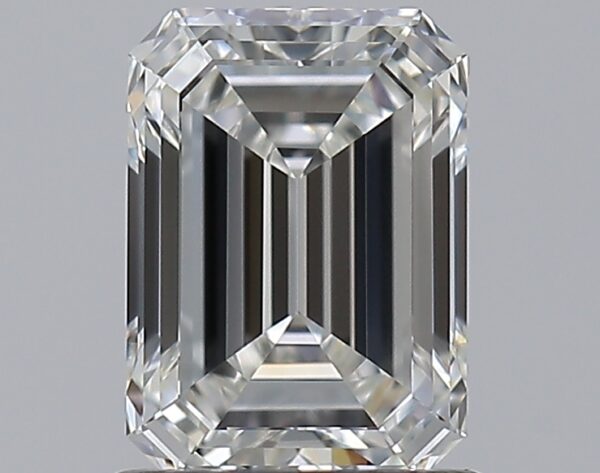 1.03 carat, G colour, VVS1 clarity, Emerald shape, Natural Diamond.