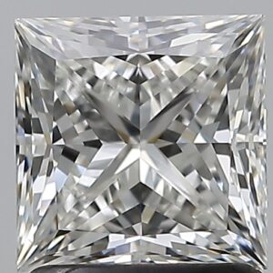1.51 carat, H colour, VS2 clarity, Princess shape, Natural Diamond.