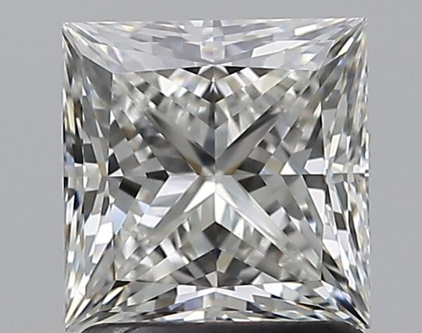 1.51 carat, H colour, VS2 clarity, Princess shape, Natural Diamond.