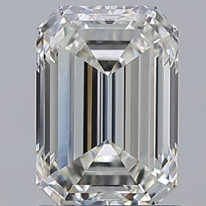 1.51 carat, H colour, VS2 clarity, Emerald shape, Natural Diamond.