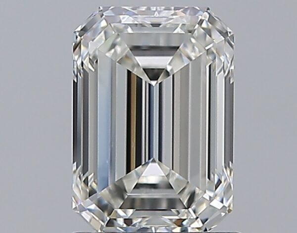 1.51 carat, H colour, VS2 clarity, Emerald shape, Natural Diamond.