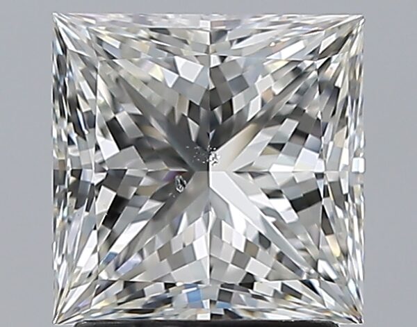 2.01 carat, H colour, SI1 clarity, Princess shape, Natural Diamond.