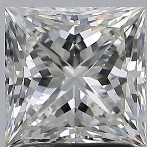 2.01 carat, H colour, VS1 clarity, Princess shape, Natural Diamond.