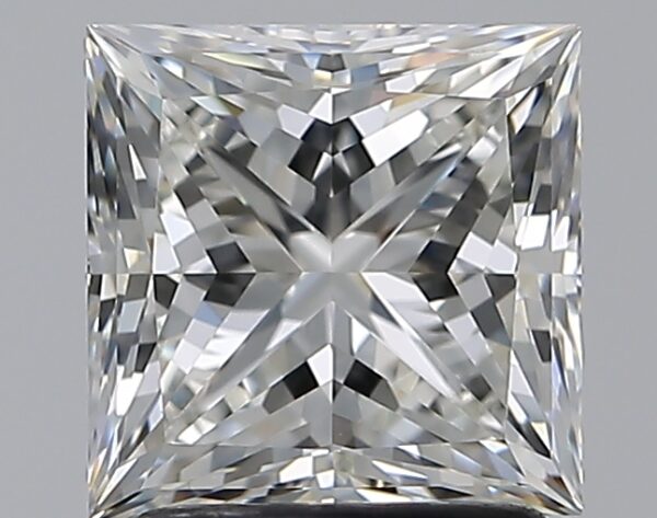2.01 carat, H colour, VS1 clarity, Princess shape, Natural Diamond.