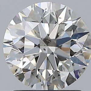 1.7 carat, H colour, SI1 clarity, Round shape, Natural Diamond.