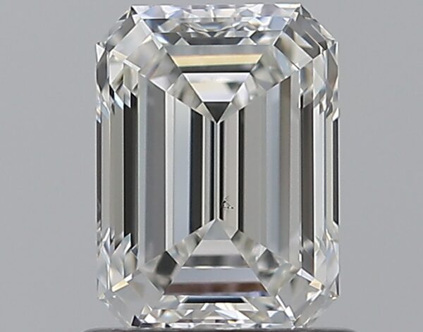 1.01 carat, H colour, VS2 clarity, Emerald shape, Natural Diamond.