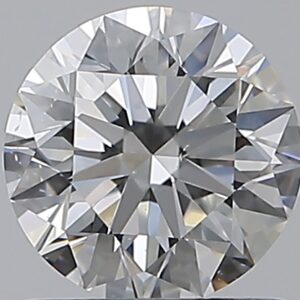 0.96 carat, F colour, SI1 clarity, Round shape, Natural Diamond.